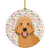 Doodle Liver #4 Christmas Ceramic Ornament product image at NuMercy