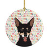 Chihuahua Tricolor #1 Christmas Ceramic Ornament product image at NuMercy