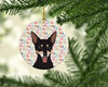 Chihuahua Tricolor #1 Christmas Ceramic Ornament product image at NuMercy 2