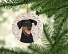 Doberman Pinscher Black and Rust Natural Ears #1 Christmas Ceramic Ornament product image at NuMercy 2