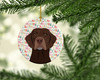 Labrador Retriever Chocolate #2 Christmas Ceramic Ornament product image at NuMercy 2