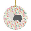 Old English Sheepdog Bobtail Ceramic Christmas Ornament product image at NuMercy