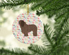 Bergamasco Shepherd Merry Christmas Ceramic Ornament product image at NuMercy 2