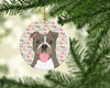 Pit Bull Blue #2 Christmas Ceramic Ornament product image at NuMercy 2