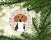 Beagle Tricolor #1 Christmas Ceramic Ornament product image at NuMercy 2