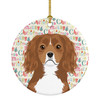 Cavalier King Charles Spaniel Ruby Christmas Ceramic Ornament product image at NuMercy