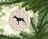 Doberman Pinscher Merry Christmas Ceramic Ornament WDK1907 product image at NuMercy 2
