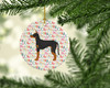 Manchester Terrier Merry Christmas Ceramic Ornament product image at NuMercy 2