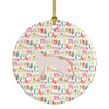 Colorpoint Shorthair #3 Cat Christmas Ceramic Ornament product image at NuMercy