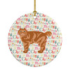 Kurilian Bobtail Cat Christmas Ceramic Ornament WDK2563 product image at NuMercy