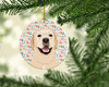 Labrador Retriever Yellow #2 Christmas Ceramic Ornament product image at NuMercy 2
