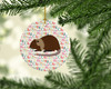Coypu Nutria River Rat Christmas Ceramic Ornament product image at NuMercy 2