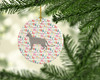Safari #2 Cat Christmas Ceramic Ornament product image at NuMercy 2