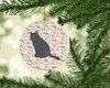British Shorthair Cat Christmas Ceramic Ornament WDK2408 product image at NuMercy 2