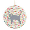 Russian Blue #1 Cat Christmas Ceramic Ornament product image at NuMercy