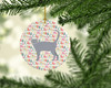 Russian Blue #1 Cat Christmas Ceramic Ornament product image at NuMercy 2