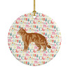American Wirehair #2 Cat Christmas Ceramic Ornament product image at NuMercy