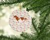 Ayrshire Cow Christmas Ceramic Ornament product image at NuMercy 2