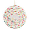 Peterbald #1 Cat Christmas Ceramic Ornament product image at NuMercy