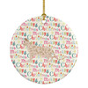 Bengal #1 Cat Christmas Ceramic Ornament product image at NuMercy