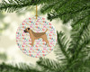 Border Terrier Merry Christmas Ceramic Ornament WDK1939 product image at NuMercy 2