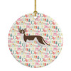 Oriental Shorthair #2 Cat Christmas Ceramic Ornament product image at NuMercy