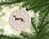Oriental Shorthair #2 Cat Christmas Ceramic Ornament product image at NuMercy 2