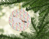 Turkish Van #2 Cat Christmas Ceramic Ornament product image at NuMercy 2