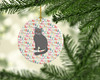 British Semi Longhair Cat Christmas Ceramic Ornament WDK2407 product image at NuMercy 2