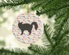 Nebelung #3 Cat Christmas Ceramic Ornament product image at NuMercy 2