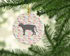 Russian Blue #2 Cat Christmas Ceramic Ornament product image at NuMercy 2
