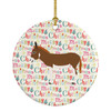 Miniature Mediterranian Donkey Christmas Ceramic Ornament product image at NuMercy