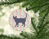 Korat #3 Cat Christmas Ceramic Ornament product image at NuMercy 2