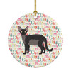 Devon Rex Cat Christmas Ceramic Ornament WDK2524 product image at NuMercy