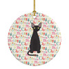 Devon Rex #3 Cat Christmas Ceramic Ornament WDK2421 product image at NuMercy