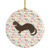 Russian or European Mink Christmas Ceramic Ornament product image at NuMercy