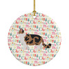 Ragamuffin #2 Cat Christmas Ceramic Ornament product image at NuMercy