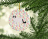 Ragamuffin #1 Cat Christmas Ceramic Ornament product image at NuMercy 2