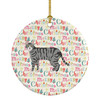 Dragon Li #1 Cat Christmas Ceramic Ornament product image at NuMercy