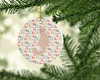 Scottish Fold Cat Christmas Ceramic Ornament WDK2446 product image at NuMercy 2