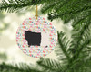 Welsh Black-Necked Goat Christmas Ceramic Ornament product image at NuMercy 2