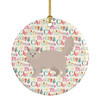Siberian Forest #2 Cat Christmas Ceramic Ornament product image at NuMercy