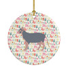 Lykoi #3 Cat Christmas Ceramic Ornament product image at NuMercy