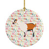 Alpine Goat Christmas Ceramic Ornament product image at NuMercy
