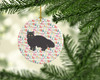 Black Persian Traditional Cat Christmas Ceramic Ornament WDK2603 product image at NuMercy 2