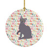 Korat Cat Christmas Ceramic Ornament WDK2430 product image at NuMercy