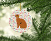 Abyssinian Cat Christmas Ceramic Ornament WDK2396 product image at NuMercy 2