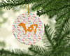 Guernsey Cow Christmas Ceramic Ornament product image at NuMercy 2