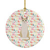 Singapura #2 Cat Christmas Ceramic Ornament product image at NuMercy