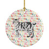 American Bobtail #1 Cat Christmas Ceramic Ornament product image at NuMercy